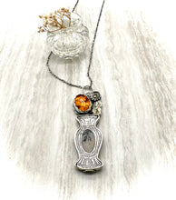 Load image into Gallery viewer, Vases Loaded- Carved Amber, Citrine and Dendritic Agate